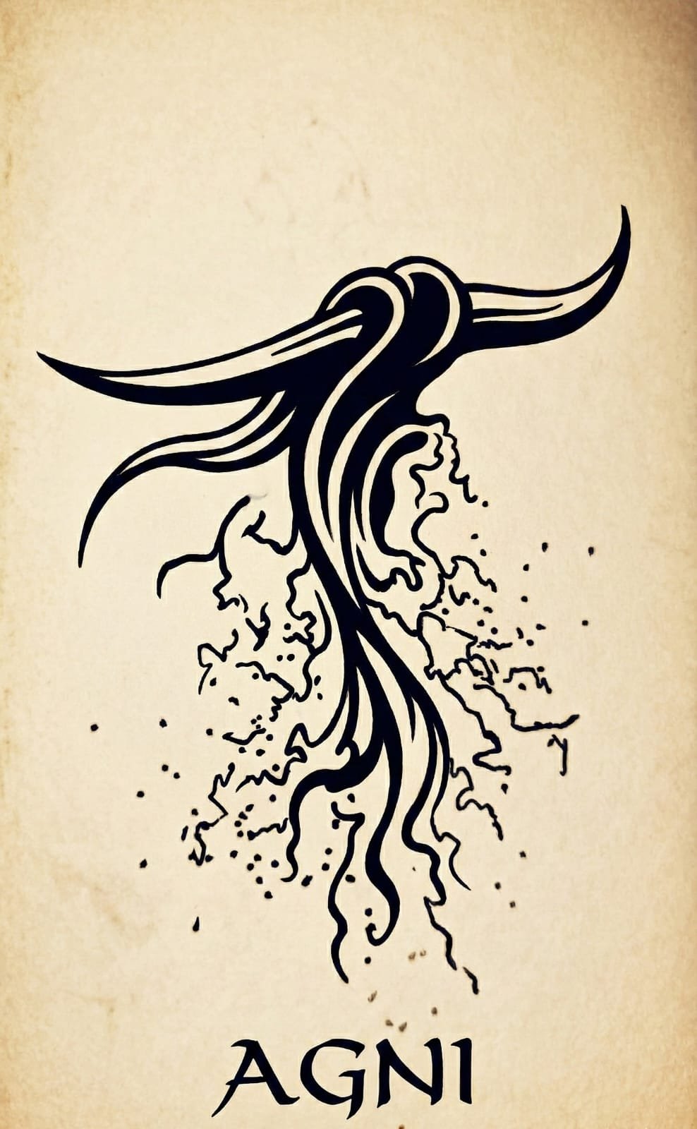 Agni — Ekam Lipi glyph